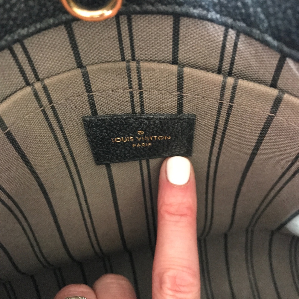 Authentic Louis Vuitton Montaigne GM Noir - Picture 5 of 8